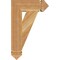 Ekena Millwork Traditional Arts & Crafts Rough Sawn Bracket, Western Red Cedar, 4"W x 14"D x 22"H BKT04X14X22TRA03RWR - alternate 2